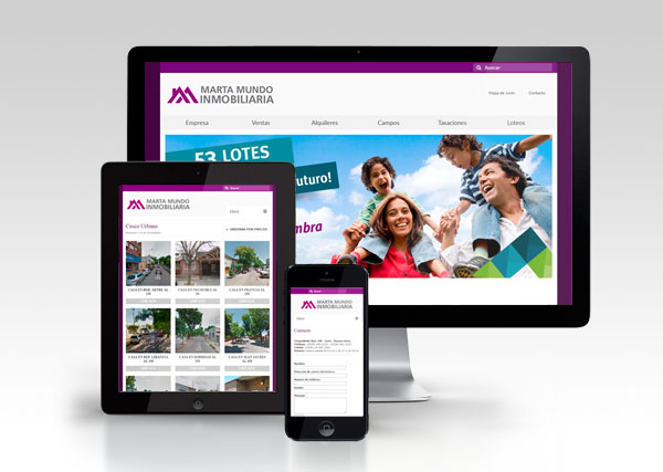 Marta Mundo Inmobiliaria. Web responsive wordpress.