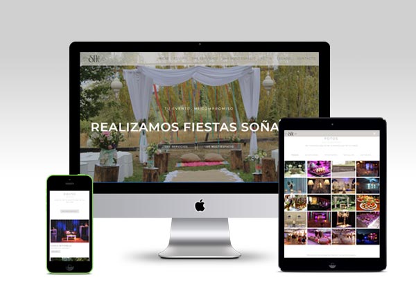 She Eventos. Diseño y programación web responsive.