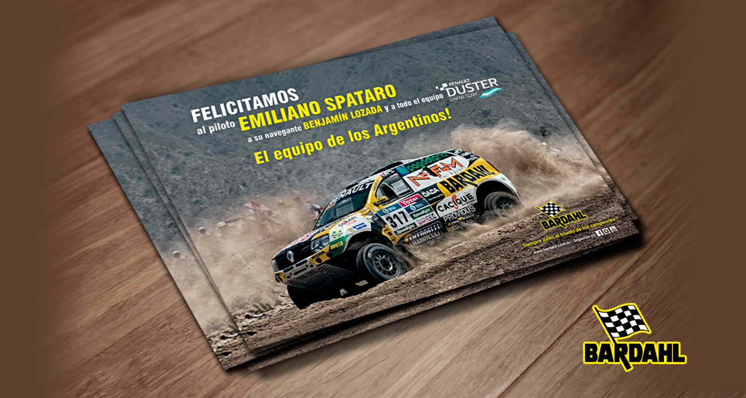 Bardahl Lubricantes Argentina. Flyers para Dakar