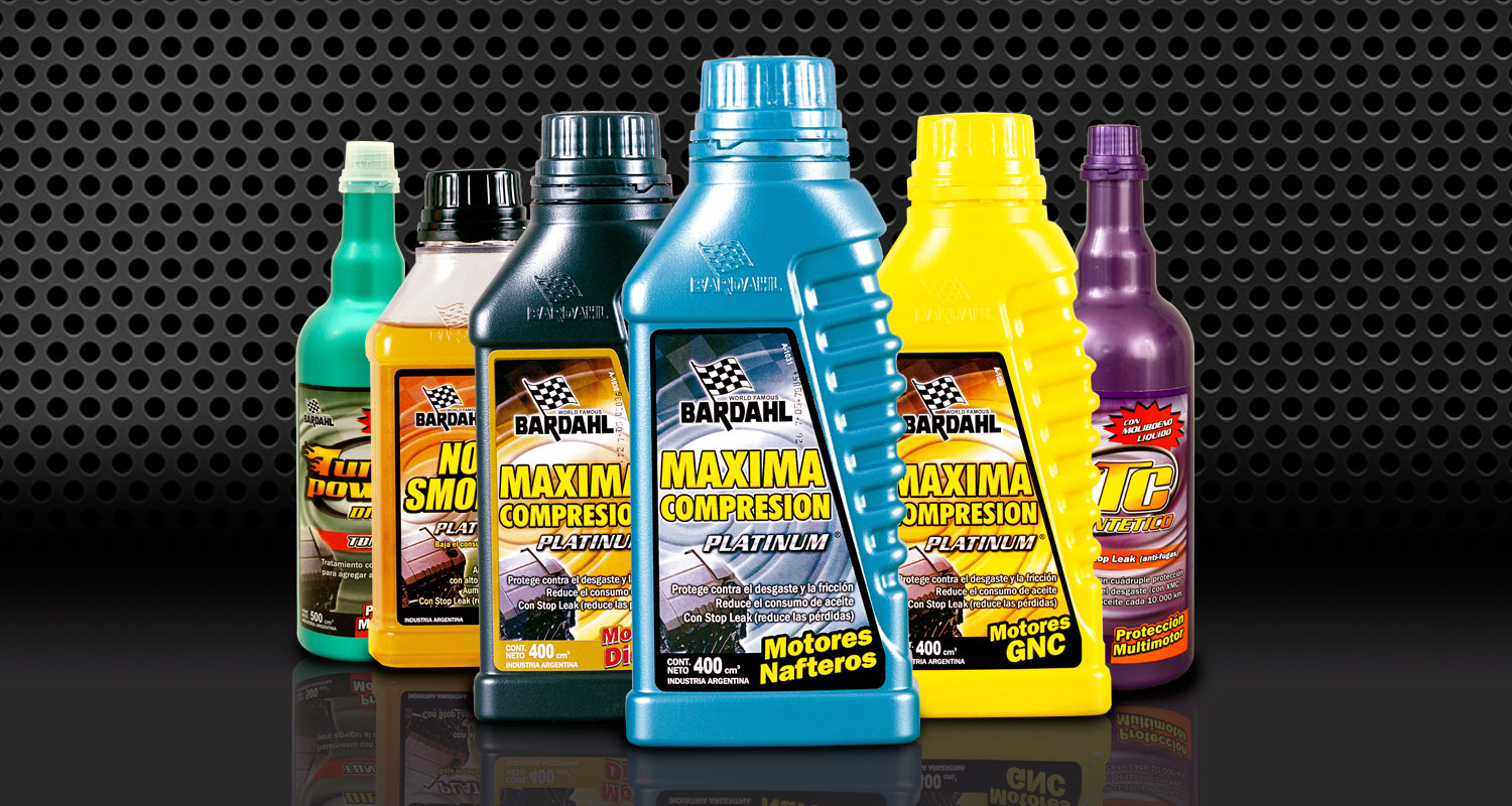 Bardahl Lubricantes Argentina. Etiquetas para productos